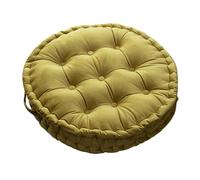 il cuscino, Cuscino rotondo con maniglia | Imbottitura in cotone PP | for meditazione, soggiorno, balcone, ufficio(Yellow)