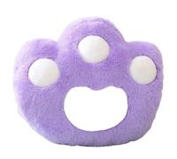 Il cuscino scaldamani invernale può essere utilizzato per scaldare le mani per ragazze e bambini, regalo per attività come regalo morbido e adorabile artiglio di gatto (viola)