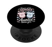 Il custode della zia di genere ti ama la zia annuncio del bambino PopSockets PopGrip Adesivo