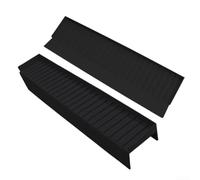 Il deflettore dell'acqua del bordo del lavandino in silicone con design a ventosa, previene efficacemente gli schizzi d'acqua durante il lavaggio dei piatti o la pulizia intorno al lavandino (nero)