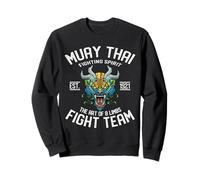 Il Demone Tigre E La Muay Thai Felpa