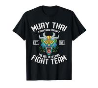 Il Demone Tigre E La Muay Thai Maglietta