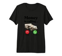 Il Denaro Chiama l'imprenditore Hustle Hustler Ceo Gift Nero Maglietta Premium