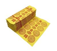 Il denaro di Dio, Ancestor Money Joss Paper Hell Money Giallo 37x24 cm 1-30 Fasci for Funerale(B,1 bundle)