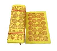 Il denaro di Dio, Ancestor Money Joss Paper Hell Money Giallo 37x24 cm 1-30 Fasci for Funerale(C,20 bundles)