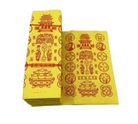 Il denaro di Dio, Ancestor Money Joss Paper Hell Money Giallo 37x24 cm 1-30 Fasci for Funerale(D,5 bundles)