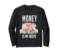 Il Denaro è Il Mio inspo Carino Design estetico Maglia a Manica