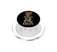 Il denaro non può comprare la felicità ma potrebbe comprarmi una barca PopSockets PopGrip per MagSafe