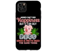 Il denaro non può comprare la felicità, ma può comprare maiali che è bello Custodia per iPhone 11 Pro Max