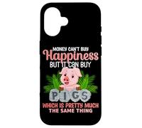 Il denaro non può comprare la felicità, ma può comprare maiali che è bello Custodia per iPhone 16