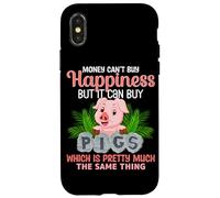 Il denaro non può comprare la felicità, ma può comprare maiali che è bello Custodia per iPhone X/XS