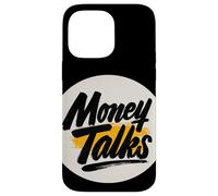 Il denaro parla in colori freddi per gli amanti del denaro Custodia per iPhone 14 Pro Max