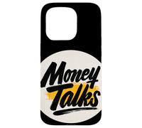 Il denaro parla in colori freddi per gli amanti del denaro Custodia per iPhone 15 Pro