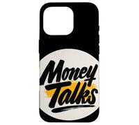 Il denaro parla in colori freddi per gli amanti del denaro Custodia per iPhone 16 Pro