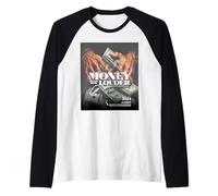 Il Denaro Parla più Forte Streetwear Gangster Cash Stack Maglia con Maniche Raglan