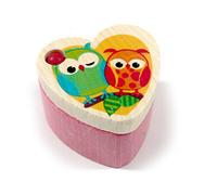 Il dente poco gufo della scatola ordina il bosso del dente del bambino del contenitore di dente di latte 45 x 30 x 40