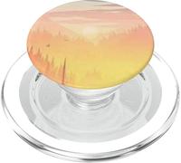 Il deserto alba sopra la foresta PopSockets PopGrip per MagSafe