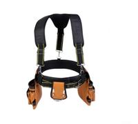 Il design a tracolla regolabile su questa cintura garantisce comfort durante le attività estese (B)