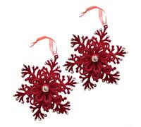 Il design armonioso crea meravigliosi ricordi con il nostro fascino delle decorazioni stagionali (fiocchi di neve)