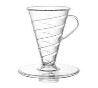 Il design degli interni a spirale del filtro del caffè ottimizza il processo di infusione per esperti principianti