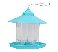 Il design del padiglione blu portatile per mangiatoia per uccelli selvatici protegge gli uccelli dalla decorazione del patio da giardino all'aperto