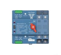 Il design elegante del doppio interruttore automatico di trasferimento di alimentazione migliora la funzionalità risparmiando spazio (2P 63A)