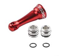 Il design ergonomico innovativo del mulinello da pesca fai da te offre comfort mentre ti godi il tuo hobby (rosso)