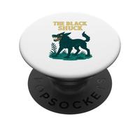 Il design folcloristico del cane fantasma inglese Black Shuck PopSockets PopGrip Adesivo