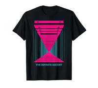 Il Design Infinite Ascent Neon Synthwave Maglietta