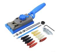 Il design innovativo ergonomico Pocket Hole Jig Drill Locator facilita il montaggio rapido di giunti e cerniere