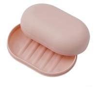 Il design semplice ma efficace della scatola di sapone offre protezione e portabilità per sapone da bar in qualsiasi ambiente o ambiente (rosa)