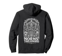 Il Destino dei Norns Threadworks Tessuto dall'alba Felpa con Cappuccio