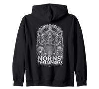 Il Destino dei Norns Threadworks Tessuto dall'alba Felpa con Cappuccio