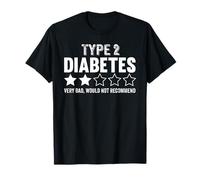Il diabete di Tipo 2 raccomanda la consapevolezza Diabete diabetico W Maglietta