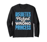 Il Diabete Ha Scelto La Principessa Sbagliata Tipo Diabete Maglia a Manica