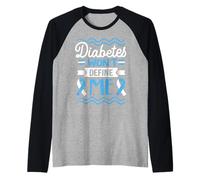 Il diabete Non Mi definirà Maglia con Maniche Raglan