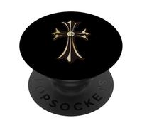 Il diamante GoldCross ChampagneGold PopSockets PopGrip Adesivo