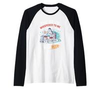 Il Diavolo Mi ha sussurrato I Whisper Back, Porta Birra Maglia con Maniche Raglan