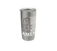 Il diavolo mi ha visto a testa bassa e ha pensato di aver vinto Amen Bicchiere termico in acciaio inox doppia parete