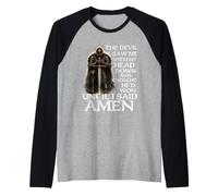 Il Diavolo Mi Vide con la Testa abbassata e pensò di Aver Vinto Maglia con Maniche Raglan