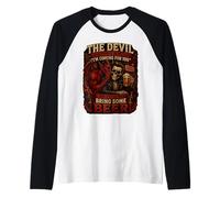 Il Diavolo sussurrò Che STO arrivando per Te I sussurrò Indietro Maglia con Maniche Raglan