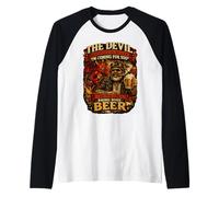 Il Diavolo sussurrò Che STO arrivando per Te I sussurrò Indietro Maglia con Maniche Raglan