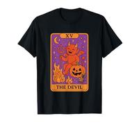 Il Diavolo Tarocchi Halloween Mischief Maglietta