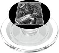 Il Diavolo Tormenting un uomo Occulto Satanico Lucifero Grungy Art PopSockets PopGrip per MagSafe