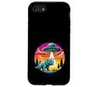 Il dinosauro triceratopo ha rapito il rapimento di astronavi aliene Custodia per iPhone SE (2020) / 7 / 8