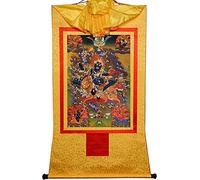 Il dipinto tibetano Don Carver Palden Lhamo (Dea gloriosa, Remati, Protettrice della saggezza), Broccato Thangka, for Zen (Colore: Rosso, Dimensioni: Grande (85 cm * 63c (Col (Color : Unique Colour,