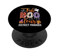 Il direttore del distretto di Fab Boo Lous, Boo Ghost Pumpkin, Halloween PopSockets PopGrip Adesivo