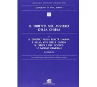 Il diritto nel mistero della Chiesa. Vol. 1 - Gruppo italiano docenti di d...