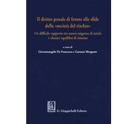 Il diritto penale di fronte alle sfide della «società del rischio». Un difficile rapporto tra nuove esigenze di tutela e classici equilibri di sistema
