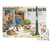 Il disastro vento cassa vendita garage Puzzle in Legno Impermeabile Puzzles Da 1000 Pezzi Regali Per Adulti Impossibili Per Decorazioni Domestiche
